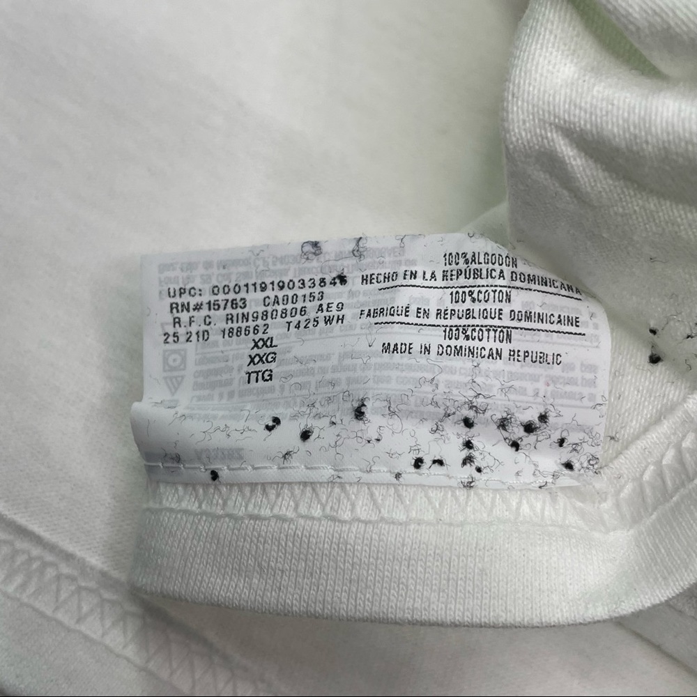 Champion x Virgil Abloh Pyrex Mens 2XL White Tee Shirt Figures of Speech T-Shirt - Picture 8 of 12